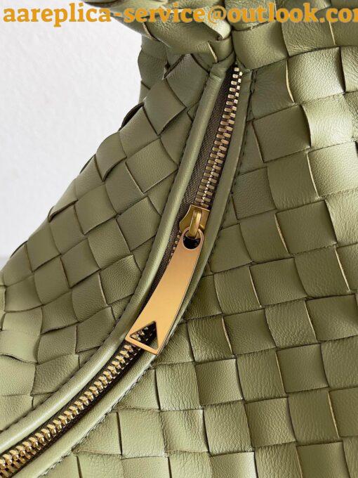 Replica Bottega Veneta BV Jodie Teen Bag In Travertine Intrecciato Lambskin 3