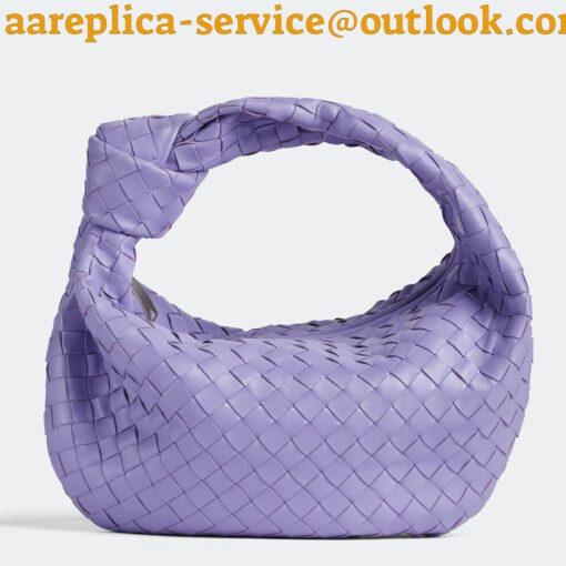 Replica Bottega Veneta BV Jodie Teen Bag In Wisteria Intrecciato Lambskin