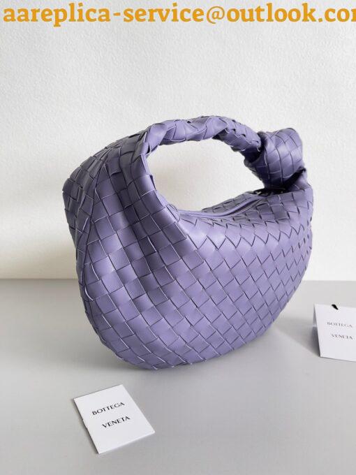 Replica Bottega Veneta BV Jodie Teen Bag In Wisteria Intrecciato Lambskin 9