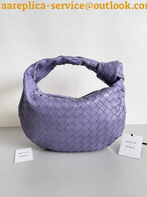 Replica Bottega Veneta BV Jodie Teen Bag In Wisteria Intrecciato Lambskin 11