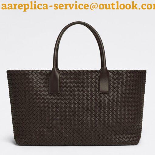 Replica Bottega Veneta Cabat Medium Bag In Fondant Intrecciato Lambskin 9