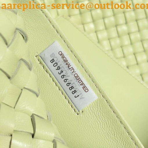 Replica Bottega Veneta Cabat Medium Bag In Lemon Intrecciato Lambskin 10