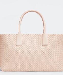 Replica Bottega Veneta Cabat Medium Bag In Melon Intrecciato Lambskin