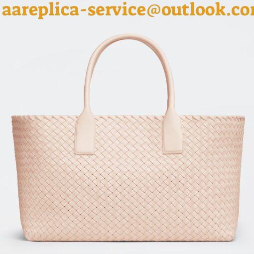 Replica Bottega Veneta Cabat Medium Bag In Melon Intrecciato Lambskin