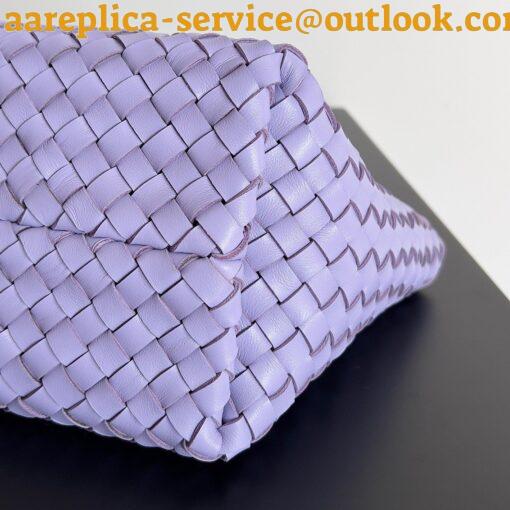 Replica Bottega Veneta Cabat Mini Bag In Wisteria Intrecciato Lambskin 4