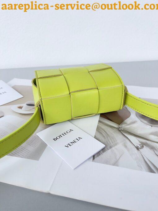 Replica Bottega Veneta Candy Cassette Bag In Acid Kiwi Lambskin 13