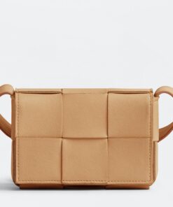 Replica Bottega Veneta Candy Cassette Bag In Almond Lambskin