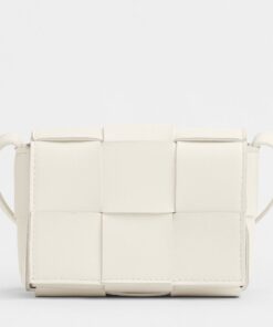 Replica Bottega Veneta Candy Cassette Bag In White Lambskin 2