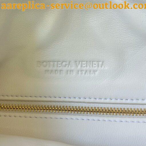 Replica Bottega Veneta Gemelli Large Bag in White Intrecciato Lambskin 17