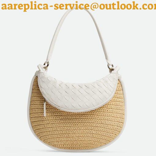 Replica Bottega Veneta Gemelli Medium Bag in Natural Raffia 11