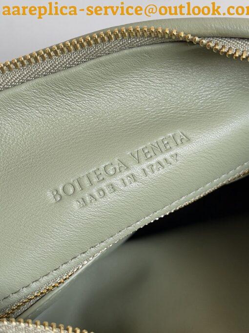 Replica Bottega Veneta Gemelli Medium Bag in Travertine Intrecciato Lambskin 10