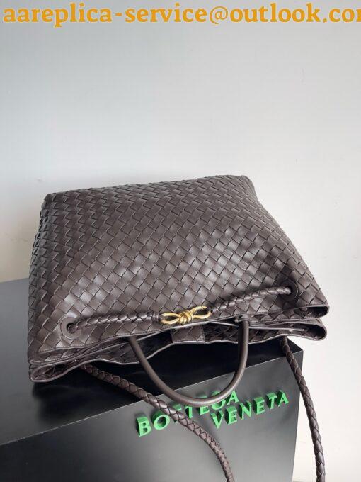 Replica Bottega Veneta Large Andiamo bag In Fondant Intrecciato Lambskin 2