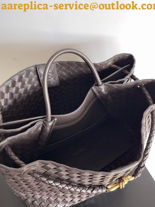 Replica Bottega Veneta Large Andiamo bag In Fondant Intrecciato Lambskin 9