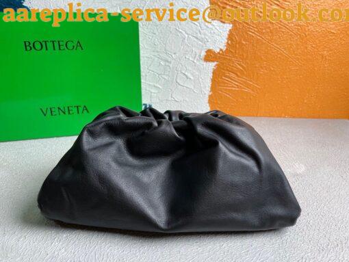 Replica Bottega Veneta Large Pouch Clutch Bag In Black Calfskin 4