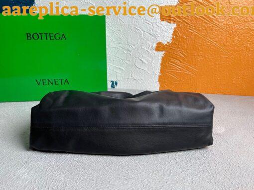 Replica Bottega Veneta Large Pouch Clutch Bag In Black Calfskin 5