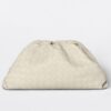 Replica Bottega Veneta Large Pouch Clutch Bag In Raintree Intrecciato Lambskin 11