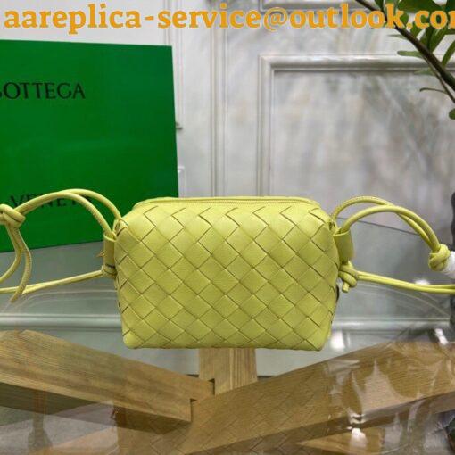 Replica Bottega Veneta Loop Mini Bag In Kiwi Intrecciato Lambskin 2