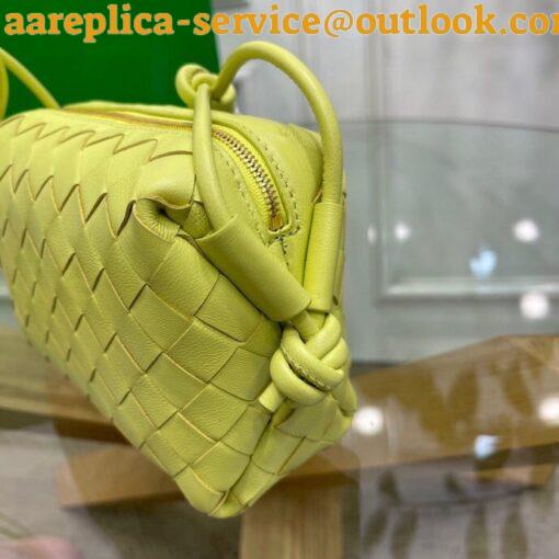 Replica Bottega Veneta Loop Mini Bag In Kiwi Intrecciato Lambskin 7