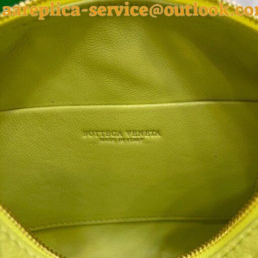 Replica Bottega Veneta Loop Mini Bag In Kiwi Intrecciato Lambskin 11