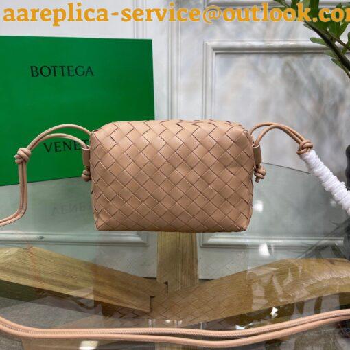 Replica Bottega Veneta Loop Small Bag In Almond Intrecciato Lambskin 5