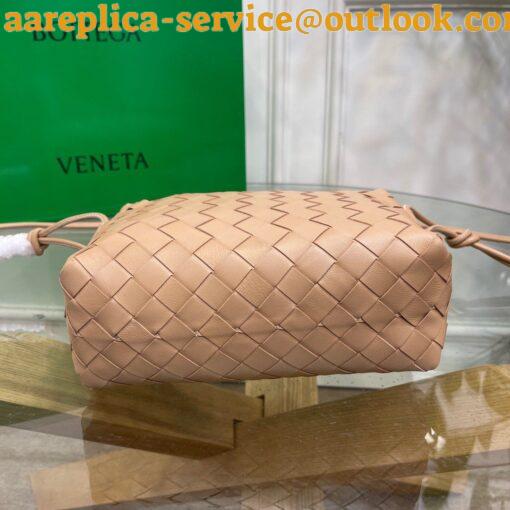 Replica Bottega Veneta Loop Small Bag In Almond Intrecciato Lambskin 6