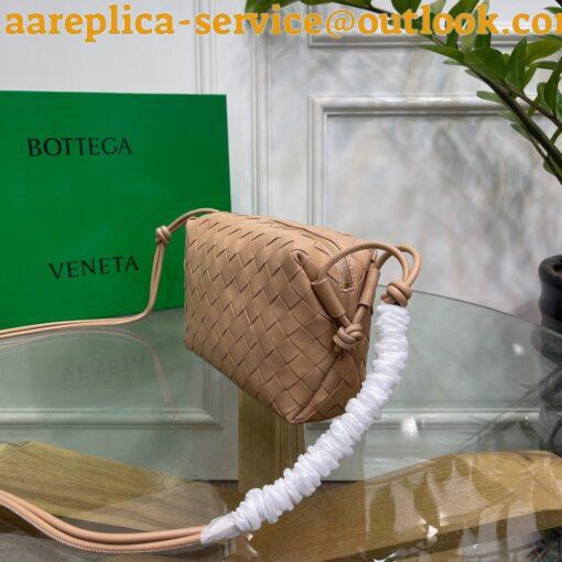 Replica Bottega Veneta Loop Small Bag In Almond Intrecciato Lambskin 7