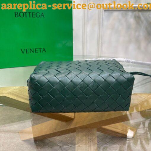 Replica Bottega Veneta Loop Small Bag In Raintree Intrecciato Lambskin 4