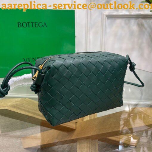 Replica Bottega Veneta Loop Small Bag In Raintree Intrecciato Lambskin 9