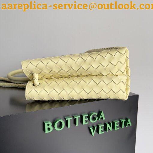 Replica Bottega Veneta Medium Andiamo Bag In Ice Cream Intrecciato Lambskin 14