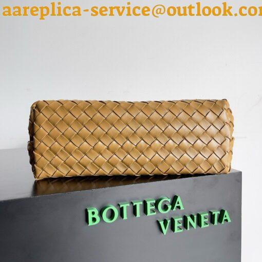 Replica Bottega Veneta Medium Andiamo Bag In Praline Intrecciato Lambskin 5