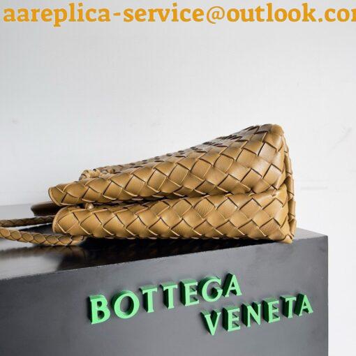 Replica Bottega Veneta Medium Andiamo Bag In Praline Intrecciato Lambskin 6