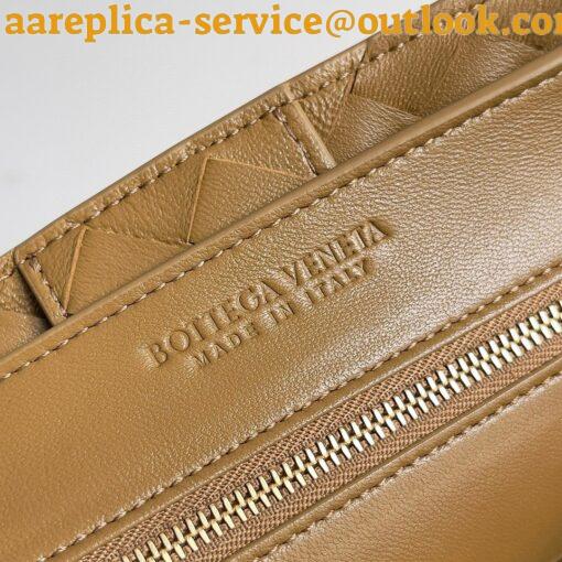 Replica Bottega Veneta Medium Andiamo Bag In Praline Intrecciato Lambskin 11