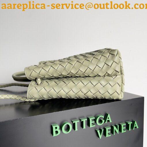 Replica Bottega Veneta Medium Andiamo Bag In Travertine Intrecciato Lambskin 2