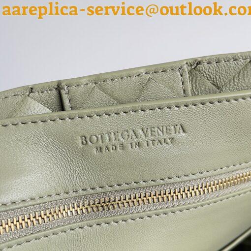 Replica Bottega Veneta Medium Andiamo Bag In Travertine Intrecciato Lambskin 11