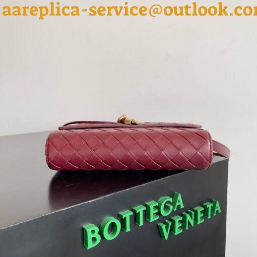 Replica Bottega Veneta Mini Andiamo Cross-Body Bag in Barolo Intrecciato Lambskin 2