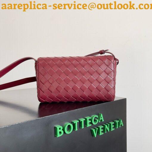 Replica Bottega Veneta Mini Andiamo Cross-Body Bag in Barolo Intrecciato Lambskin 6