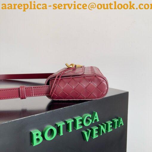 Replica Bottega Veneta Mini Andiamo Cross-Body Bag in Barolo Intrecciato Lambskin 8