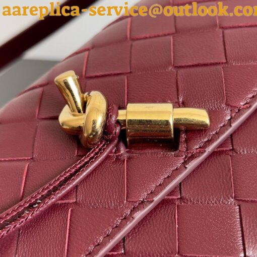 Replica Bottega Veneta Mini Andiamo Cross-Body Bag in Barolo Intrecciato Lambskin 9