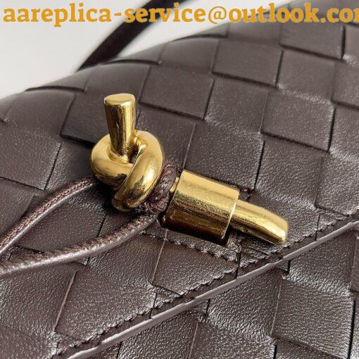 Replica Bottega Veneta Mini Andiamo Cross-Body Bag in Fondant Intrecciato Lambskin 11