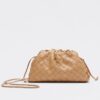 Replica Bottega Veneta Mini Pouch with Strap in Zest Washed Calfskin 10