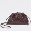 Replica Bottega Veneta Mini Pouch with Strap in Parakeet Intrecciato Lambskin 13