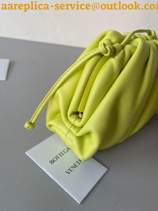 Replica Bottega Veneta Mini Pouch with Strap in Kiwi Calfskin 4