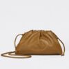 Replica Bottega Veneta Mini Pouch with Strap in Almond Calfskin 12