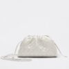 Replica Bottega Veneta Mini Pouch with Strap in Wisteria Intrecciato Lambskin 13