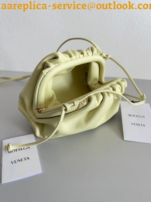 Replica Bottega Veneta Mini Pouch with Strap in Zest Washed Calfskin 6