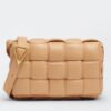 Replica Bottega Veneta Padded Cassette Bag In Caramel Intrecciato Lambskin 11