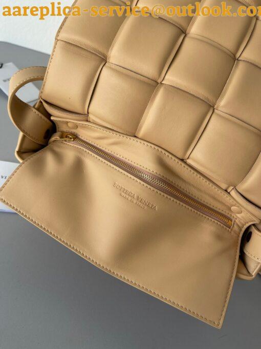 Replica Bottega Veneta Padded Cassette Bag In Almond Intrecciato Lambskin 8