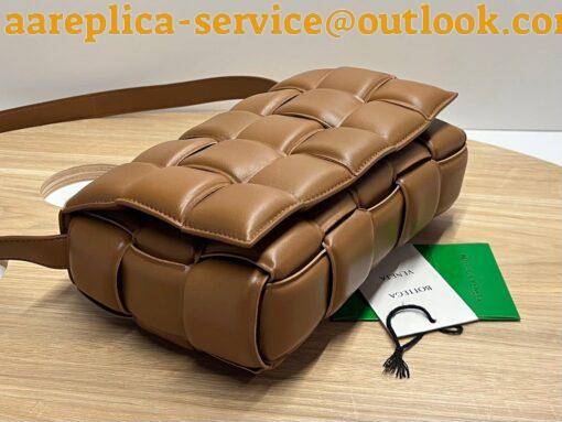 Replica Bottega Veneta Padded Cassette Bag In Caramel Intrecciato Lambskin 4