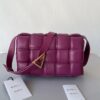 Replica Bottega Veneta Padded Cassette Bag In Dark Red Intrecciato Lambskin 11