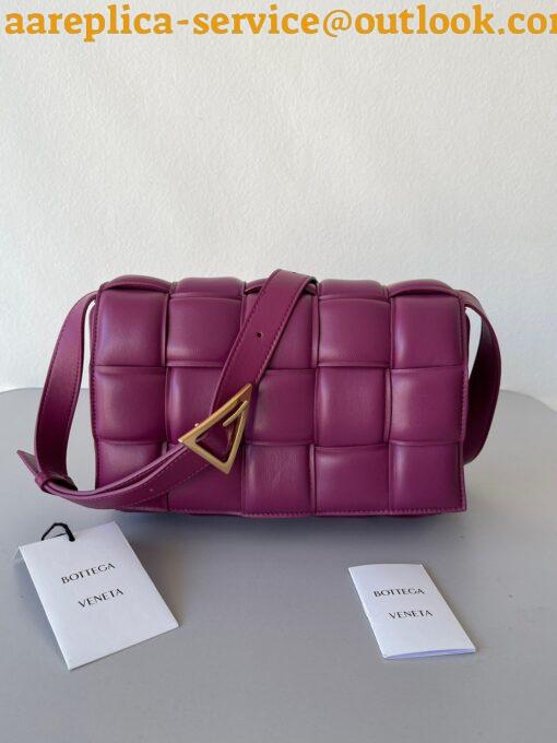 Replica Bottega Veneta Padded Cassette Bag In Cinnabar Intrecciato Lambskin